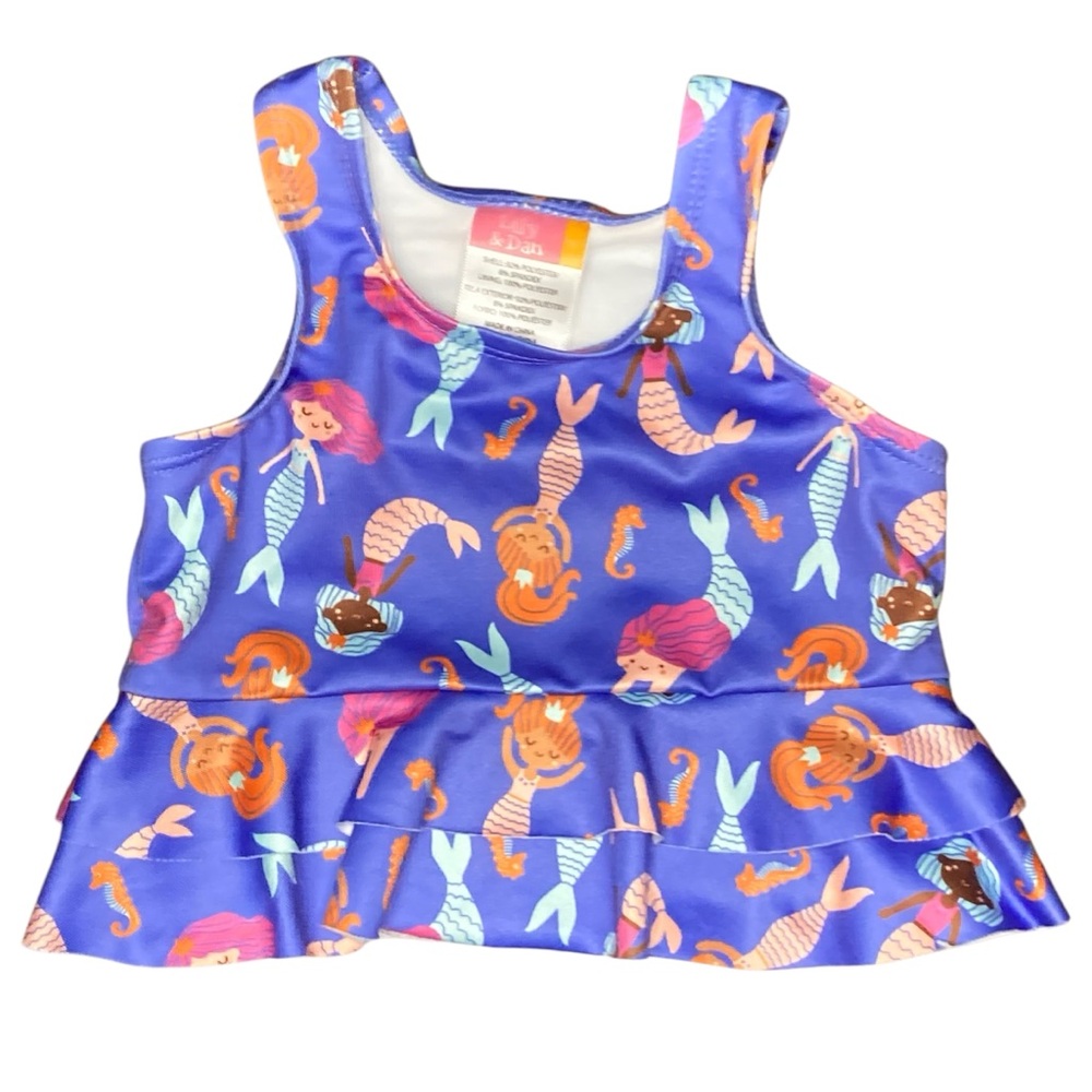Lily & Dan 4T mermaid swim top